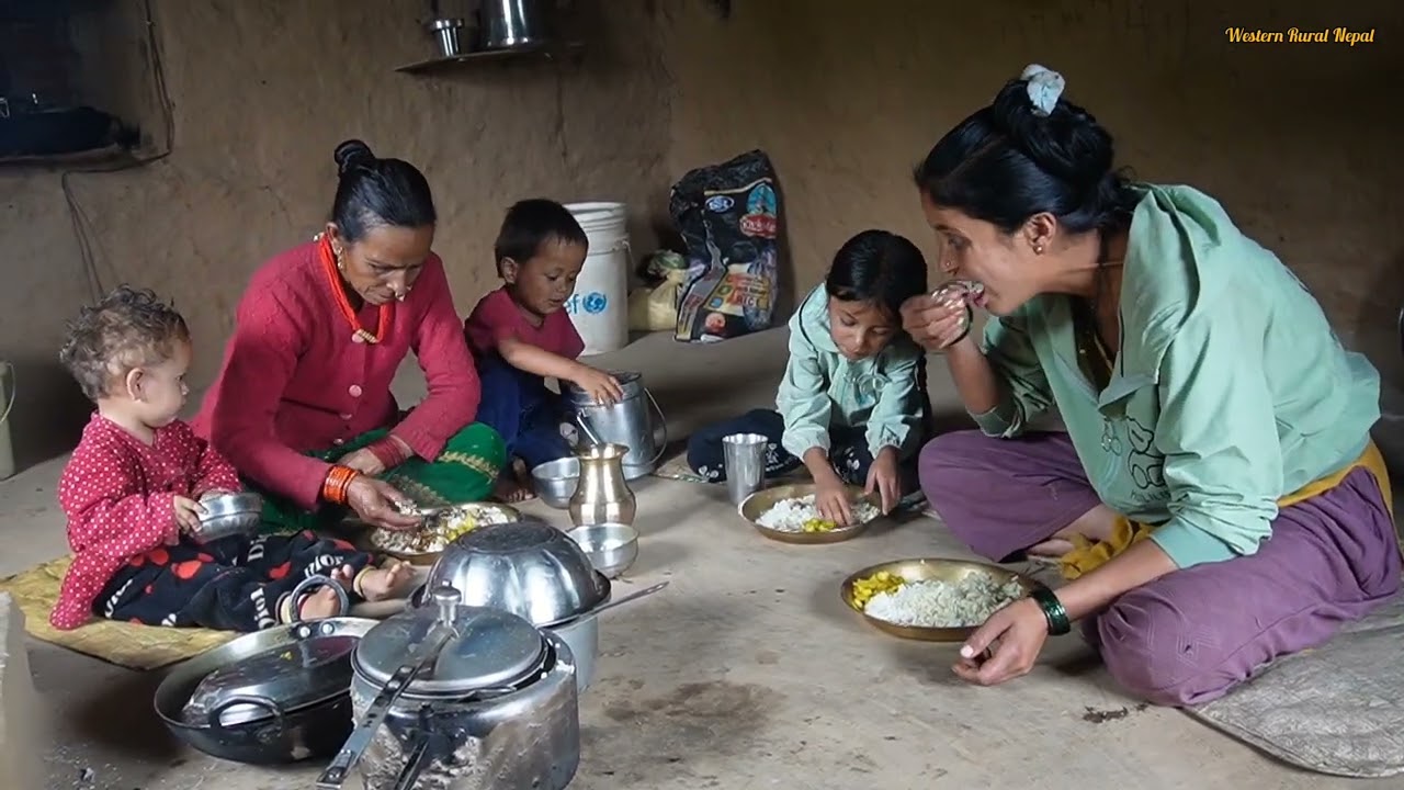 Simple Village Food & a Big Family’s Hope: Cooking with Love for Father’s Recovery
