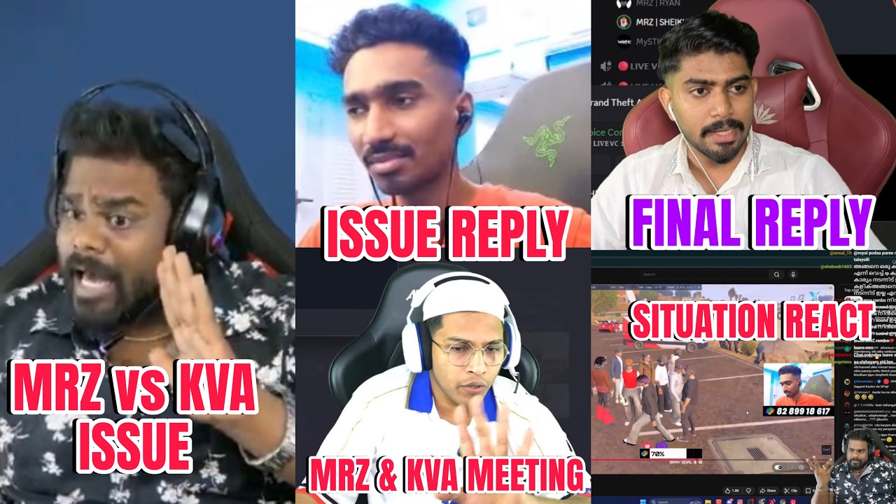 MRZ vs KVA Issue😱| MRZ Rambo കലിപ്പ്😡 Kaztro Reply | Situation React😳| Sheikh Reply | Gamers Talks