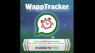WappTracker - Whatsapp Online Tracker & Alert screenshot 2