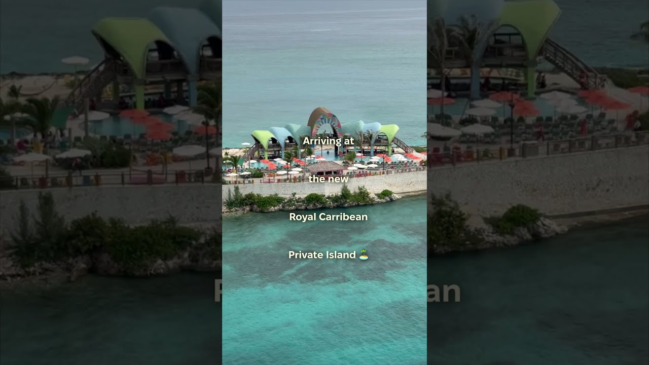 Is this the best private island ever? 🤯 #royalcaribbean #vacation #shorts