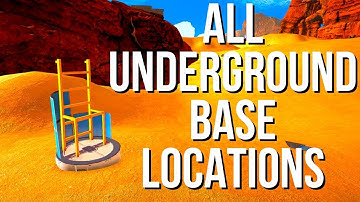 Where to Find ALL 📍 Underground Bases PRIME Map - Planet Crafter Guide