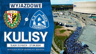 WYJAZDOWE KULISY: Śląsk Wrocław 2-3 Ruch Chorzów (27.04.2024)