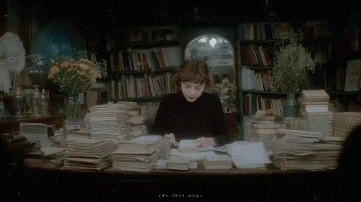 Dark Classical Academia - You’re studying in a large library at midnight 🕯️