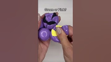 Did you get them in time? Asmr clay cracking guess the color game