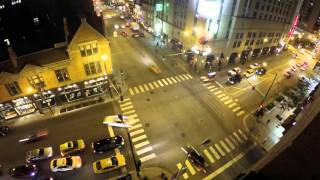 Night Chicago Time-lapse - N State & E Ohio