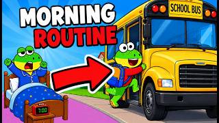 First Day of School Morning Routine! Gus goes back to School with Rymation!
