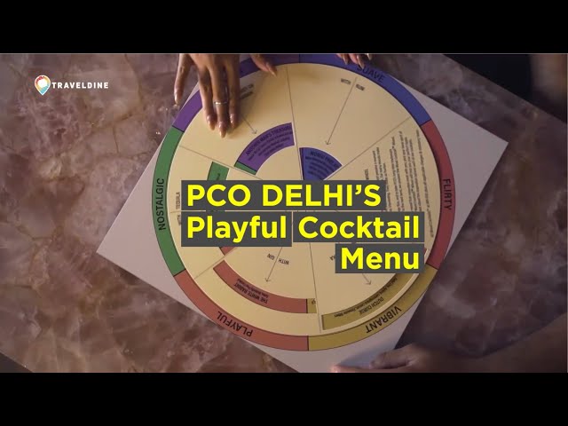Explore the playful cocktail menu | pco delhi