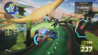 Sonic Racing: CrossWorlds Dinosaur Jungle 2:03.359 (Super Sonic Speed) screenshot 1
