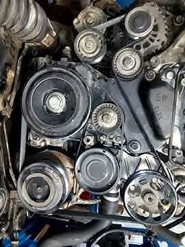 Как правильно установить ремень навесной 2:2 Дизиль опель - YouTube