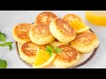 ПЫШНЫЕ Сырники без Муки на сковороде | Апельсиновые сырники с МАНКОЙ - Идеальный завтрак