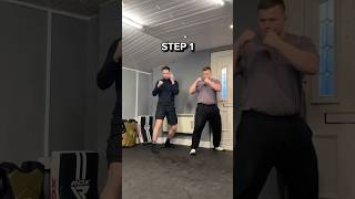 Teaching my brother the BRUCE LEE jump side kick