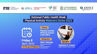 Webinar: Physical activity: Workout session in the office