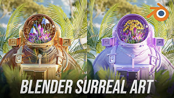 Blender Tutorial How to make  Surreal art