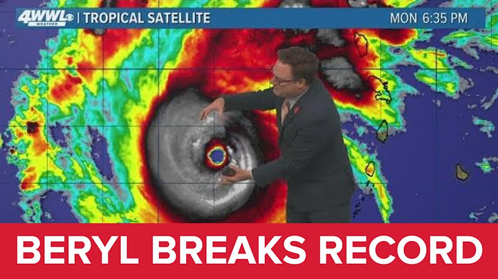 Beryl becomes a Category 5 storm in the Caribbean