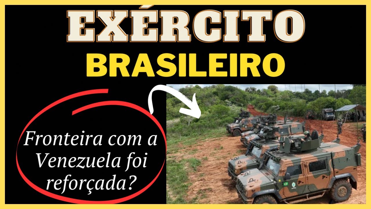 Exército brasileiro vai mandar blindados para a fronteira para