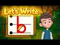 ✏️ Quick Write – Lowercase B | Practice Writing the Letter B for Kids!
