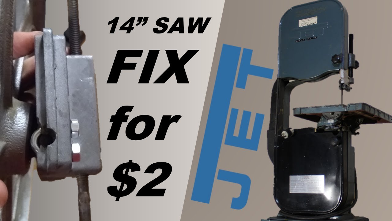 2 DIY 14" Bandsaw Shaft Hinge Repair YouTube