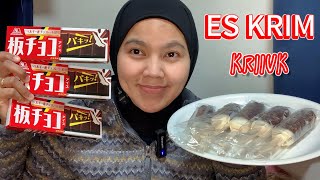 ASMR MUKBANG MAKAN ES KRIM COKLAT KRIUK‼️CHOCOLATE ICE CREAM
