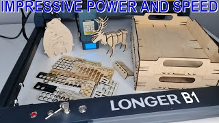 Impressive Power and Speed  Longer B1 30W Laser Engraver