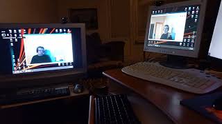 Videocall demo between two MenuetOS computers.
