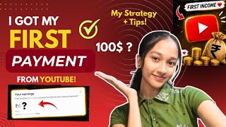From ₹0 to My First YouTube Payment 💸🥹 (Honest Experience)