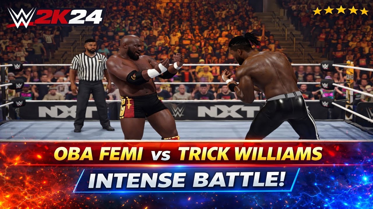 Stand & Deliver 2026 Turns Explosive as Oba Femi Defends the NXT Title Against Trick Williams - 2K24