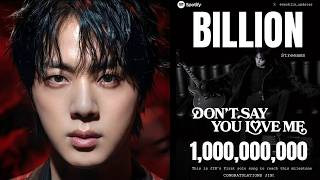 OMG ... Jin SHOCKS Everyone 😱 1 BILLION Streams Just Changed His Solo Career!