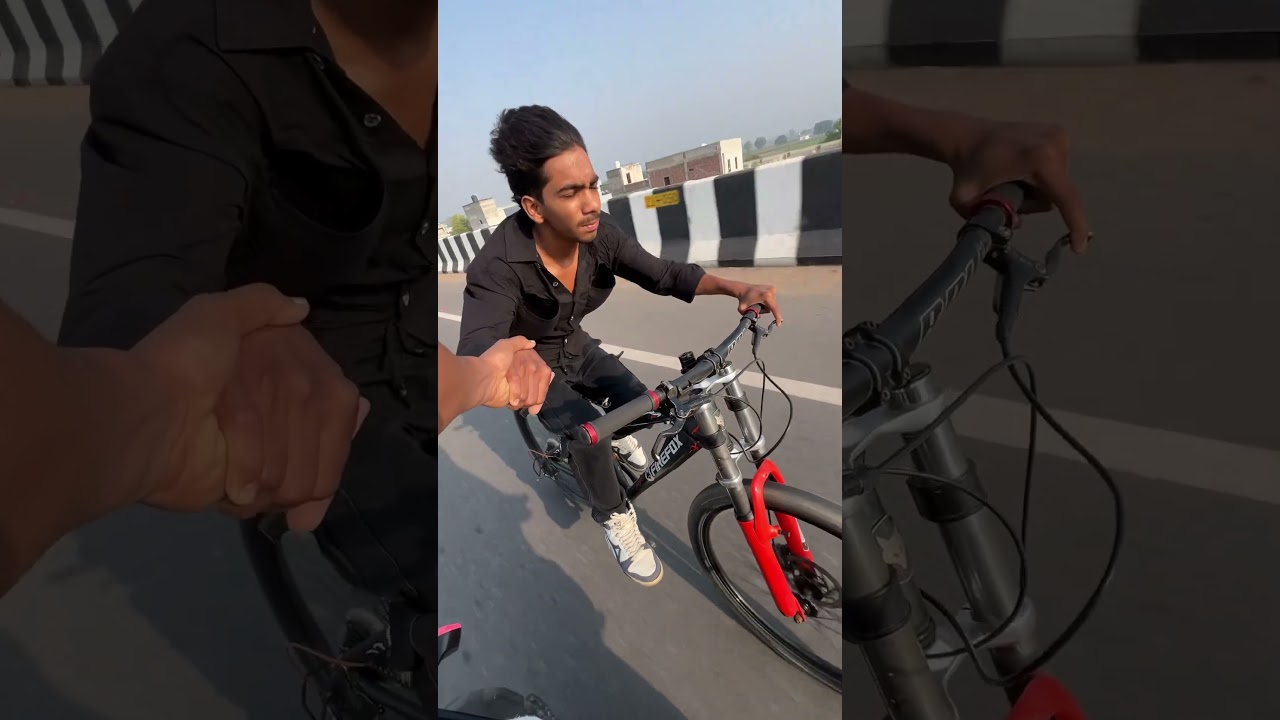 ☠️Highspeed manual on road #cycle #cycling #cyclestant #viralshorts #shorts