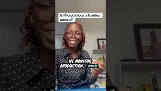 Why microbiology is not a useless course