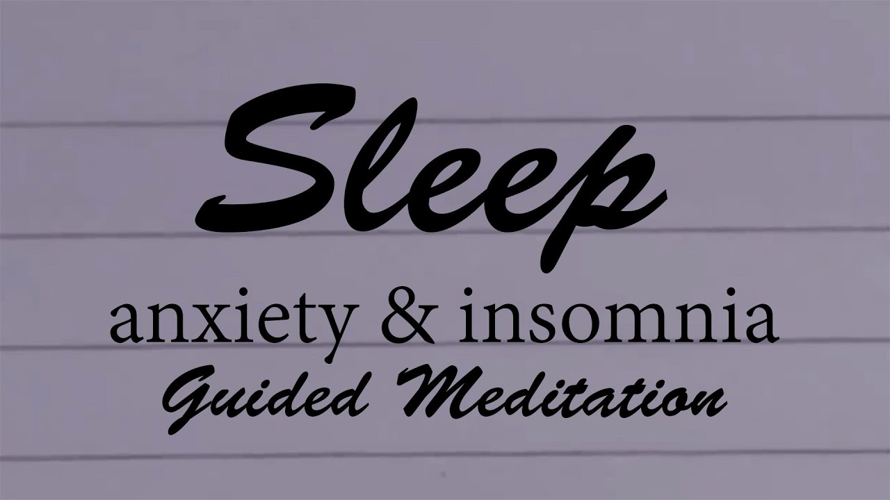 Guided meditation for anxiety relief, sleep deep in relaxation hypnosis ...