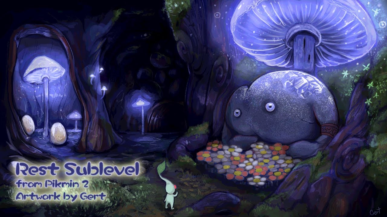 10 Hours of Pikmin 2 Rest Sublevel Music to Sleep, Relax, Meditate, and ...