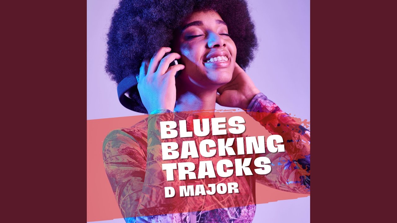 D Major Blues Backing Track, Loopable No Fade, 150 BPM