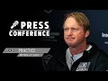 Coach Gruden Discusses Vic Beasley & Trent Brown Ahead of Week 12 vs. Falcons | Las Vegas Raiders