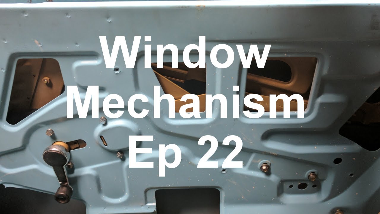 Datsun 240z Build - Episode 22 - Window Door Mechanism Installation - Panchos Garage