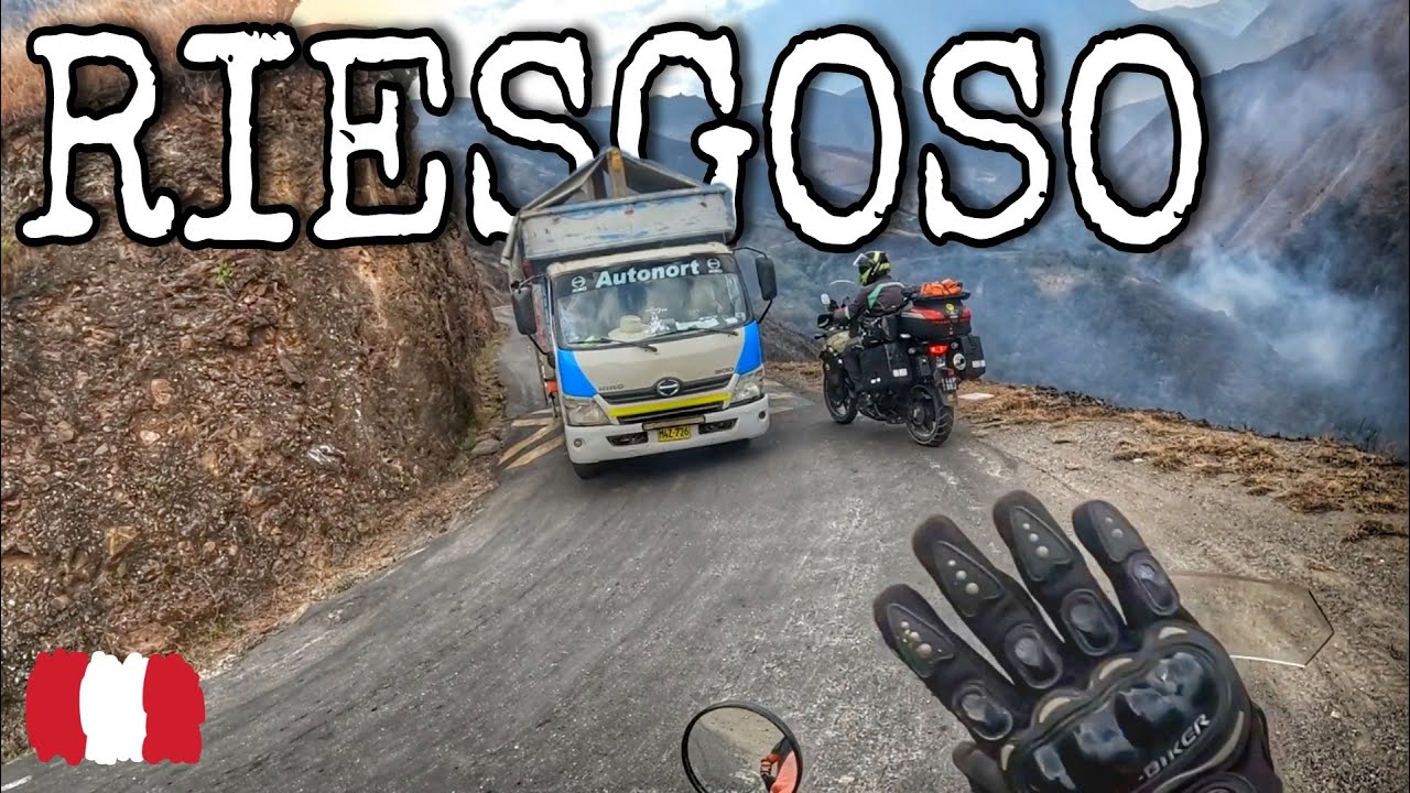 RUTA ANGOSTA e INCENDIOS nos AMENAZA la llegada a MAUSOLEOS de REVASH en PERU / E.90 AMERICA en MOTO