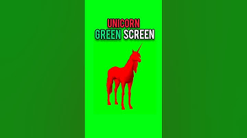 Unicorn 🦄 running green screen #unicorn #animalrun #dailygreenscreen