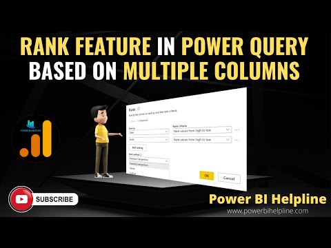 RANK COLUMN IN