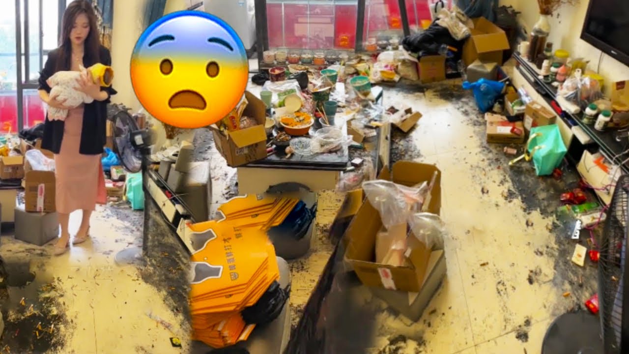 OMG😱CHAOS AND ROT🤮SINGLIE MOM lIVE IN A HOUSE LIKE THIS