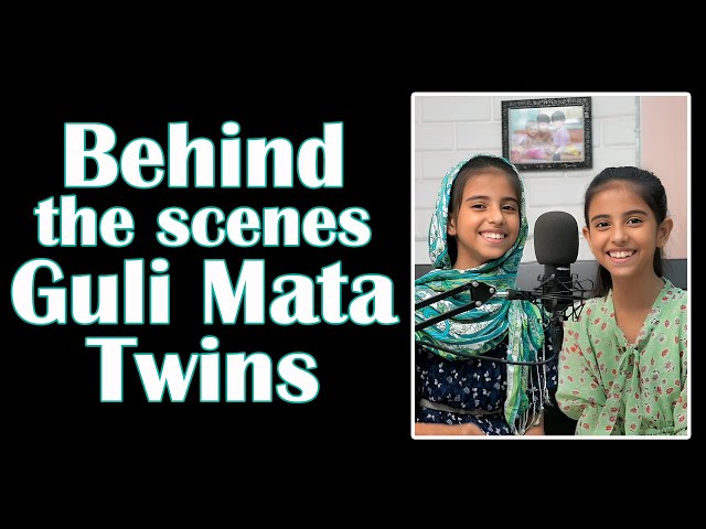 Behind the scenes | Guli Mata Twins #anukriti #gulimata #doubleacting #twins