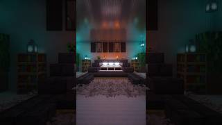 black bed design in Minecraft #minecraft #minecraftideas #youtubeshorts #minecraftbuilding
