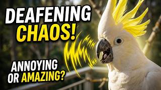 Australian Cockatoo Call & Dance | ANNOYING or AMAZING Sound??