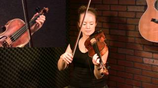 Video thumbnail of "Jenny Dang The Weaver: Fiddle Lesson by Hanneke Cassel"