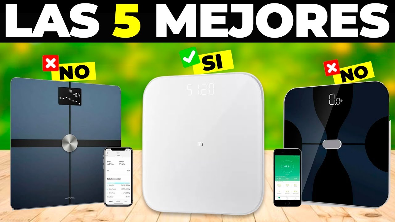Las 5 MEJORES BÁSCULAS INTELIGENTES en AMAZON (2024)