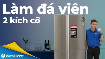 Tự làm đá thôi chưa đủ, TỦ LẠNH này được chọn kích thước của đá viên luôn!