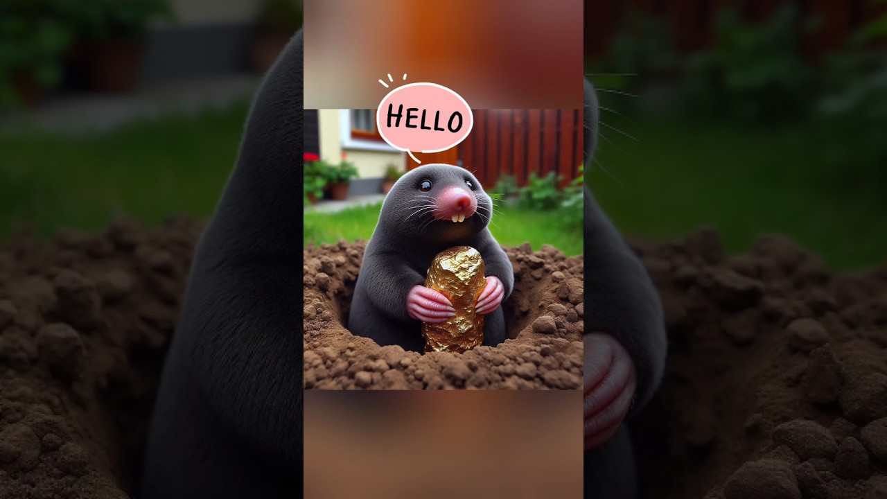 Treasure in a mole hole! 🕳️💰