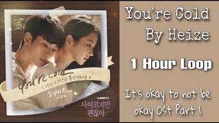 [1 HOUR /1시간]- You're Cold | Heize (헤이즈) | It’s okay to not be okay-사이코지만 괜찮아. OST PT.1| 1 Hour Loop