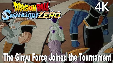 Dragon Ball Sparking Zero What If The Ginyu Force Joined the Tournament of Power 4K