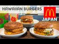 Trying Japan McDonald’s NEW Hawaiian Burgers