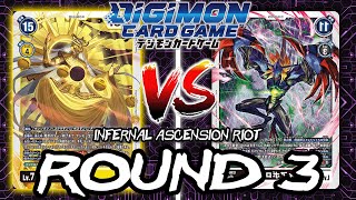 Shakamon VS Diaboromon!! | Digimon Card Game: EX6 Infernal Ascension Riot (ROUND 3)