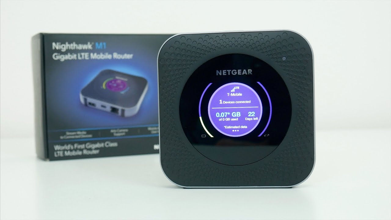 hotspot router New 2022 Đánh giá bộ định tuyến điểm truy cập di động Nighthawk M1! Dữ liệu 4G LTE không giới hạn Không bị tắc nghẽn